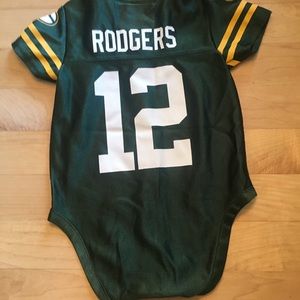 Aaron Rodgers Onesie - Football Jersey material